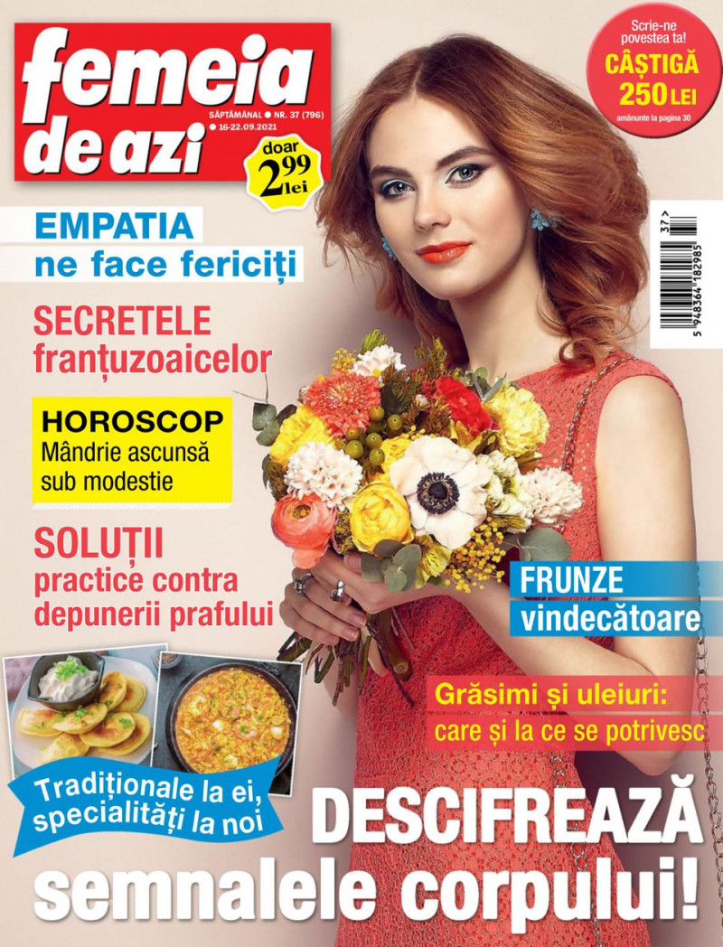  featured on the Femeia de azi cover from September 2021