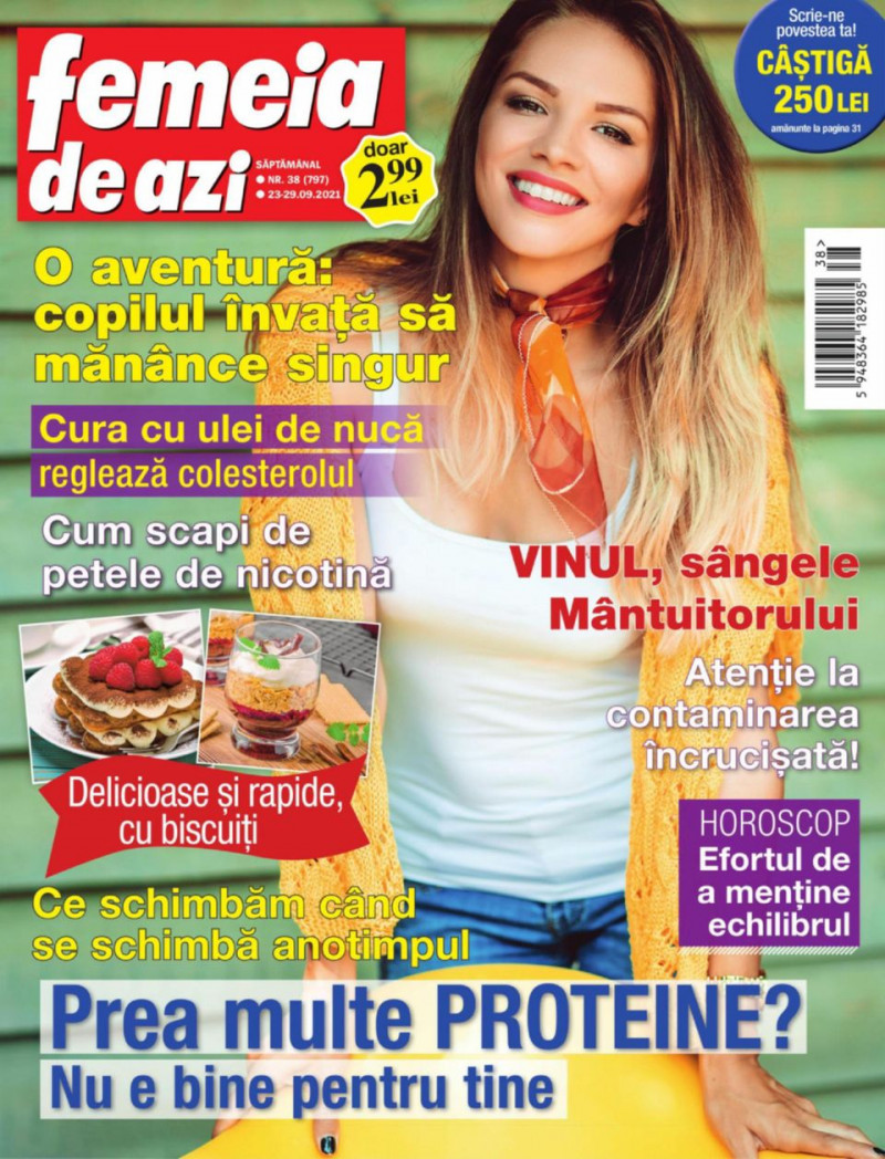  featured on the Femeia de azi cover from September 2021