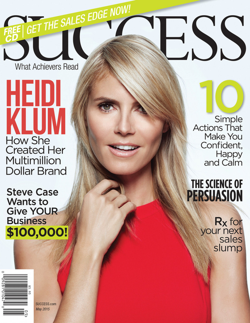 Heidi Klum featured on the Success cover from May 2015
