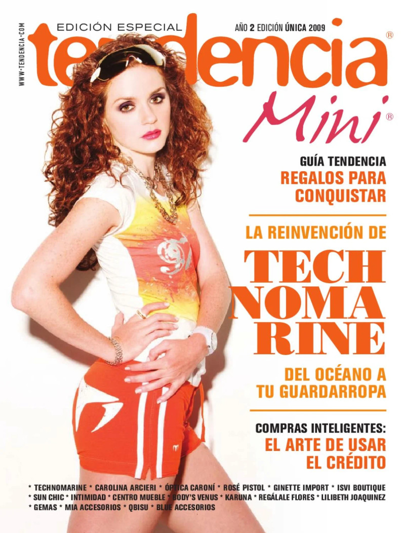 Sylvia Romero featured on the Tendencia Mini cover from May 2009