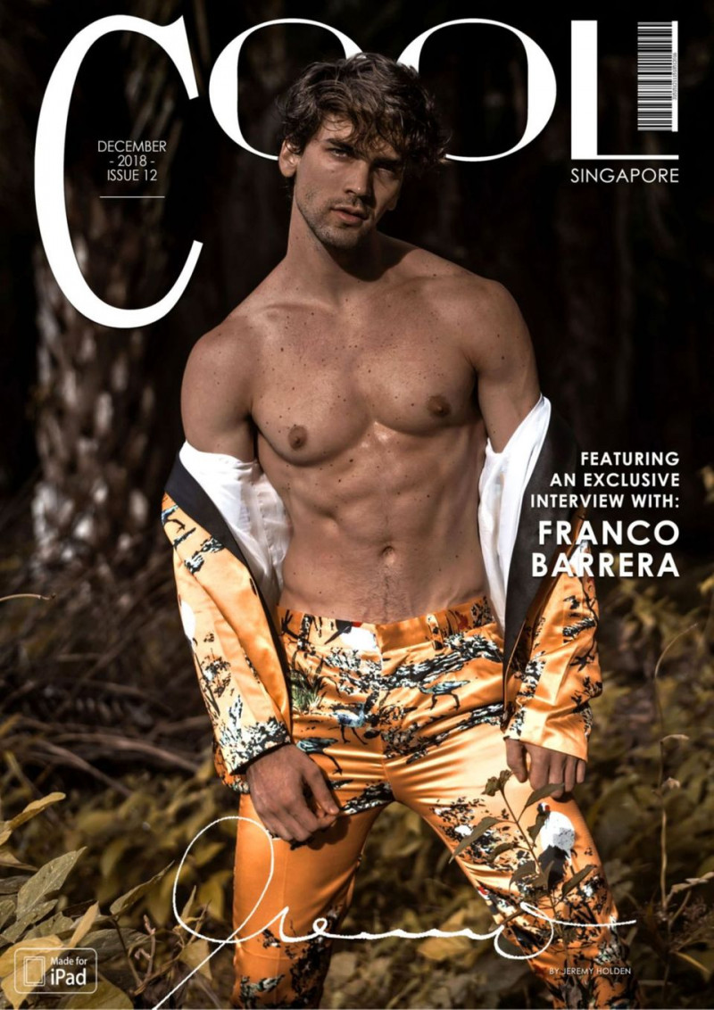 Franco Barrera featured on the Cool Singapore cover from December 2018