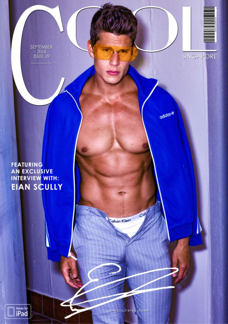 Eian Scully featured on the Cool Singapore cover from September 2018