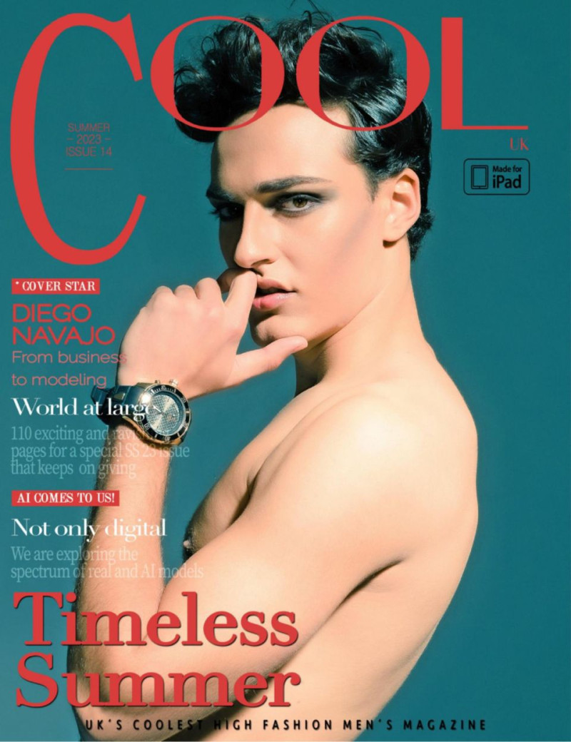 Diego Navajo featured on the Cool Uk cover from June 2023