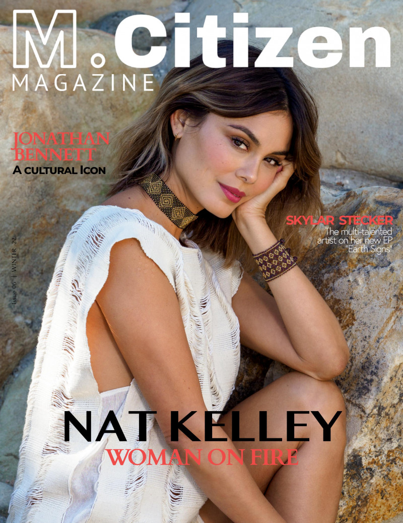 Nat Kelley featured on the M. Citizen Magazine cover from December 2021