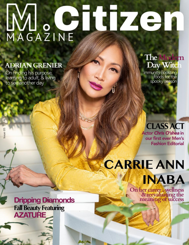 Carrie Ann Inaba featured on the M. Citizen Magazine cover from September 2021