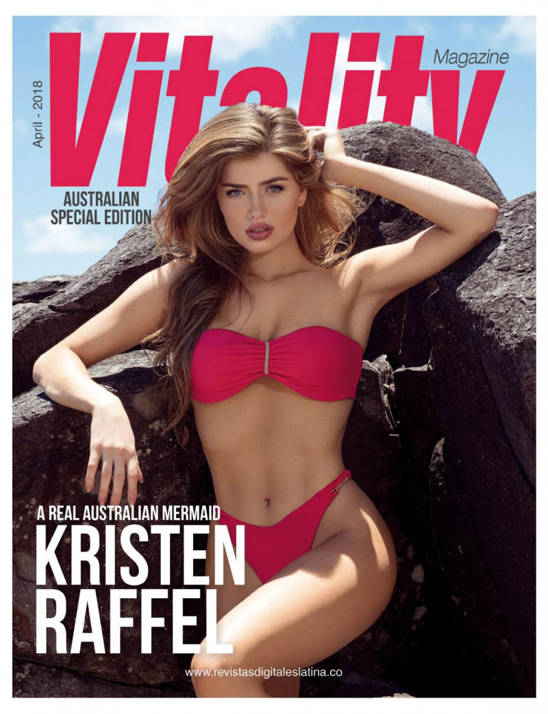 Kristen Raffel featured on the Vitality cover from April 2018