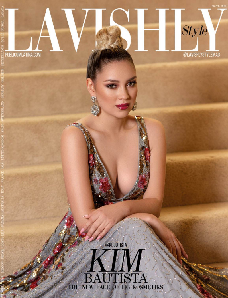 Kim Bautista featured on the Lavishly Style cover from March 2020