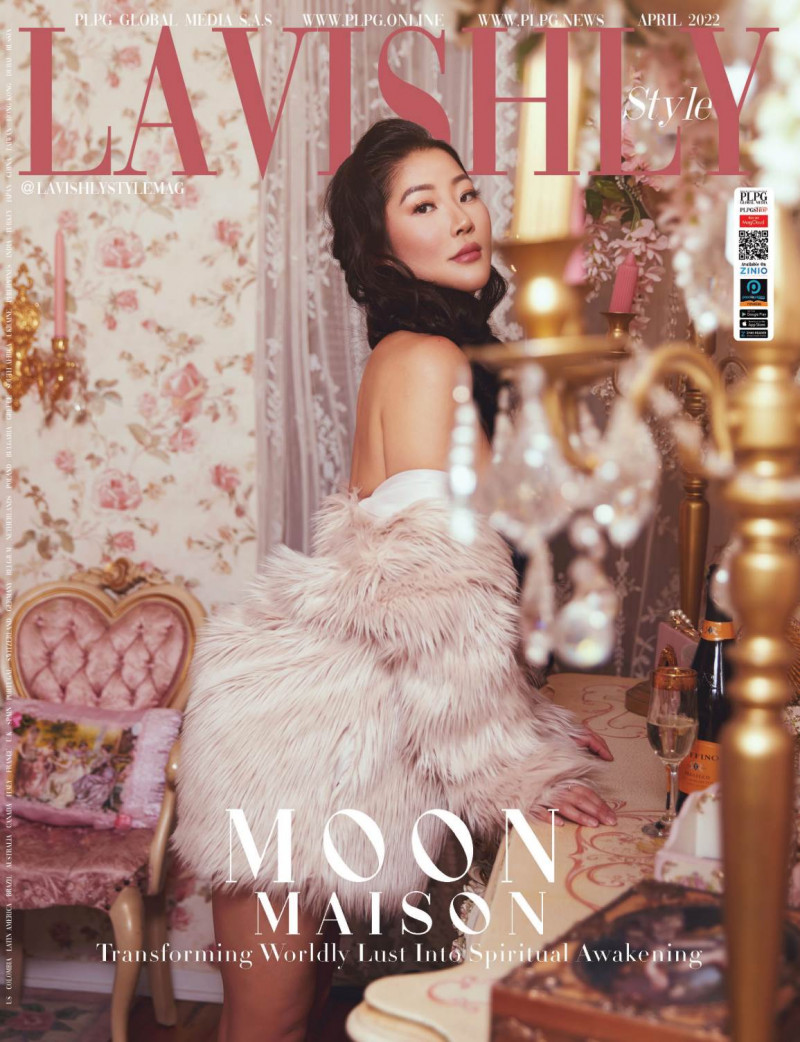 Moon Maison featured on the Lavishly Style cover from April 2022