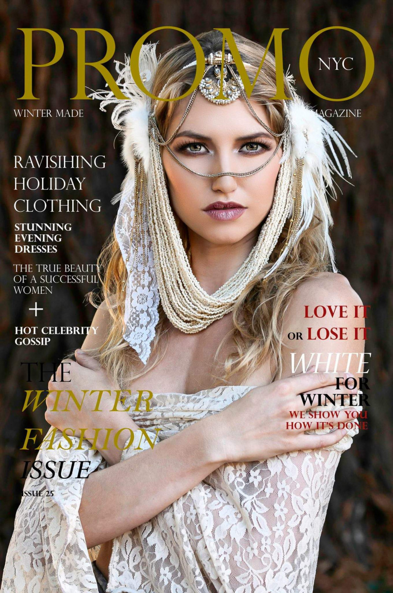 Kaela Atleework featured on the Promo Magazine cover from December 2015