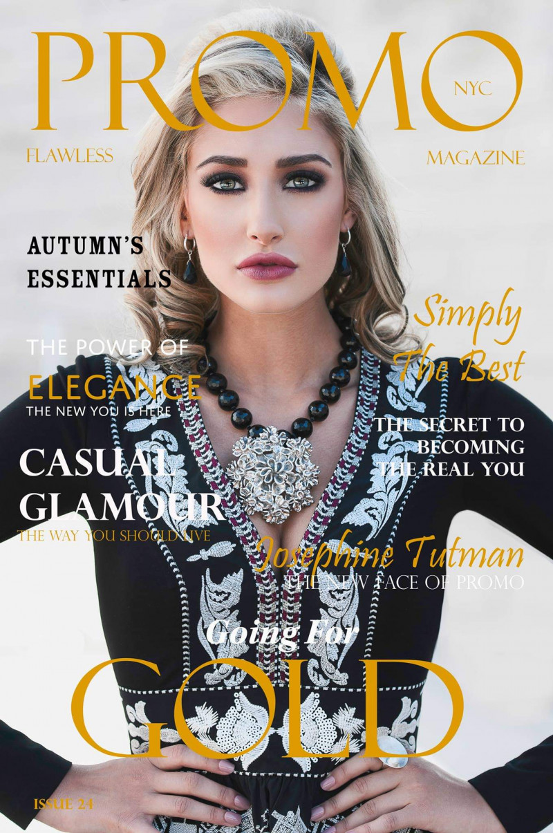 Josephine Tutman featured on the Promo Magazine cover from November 2015