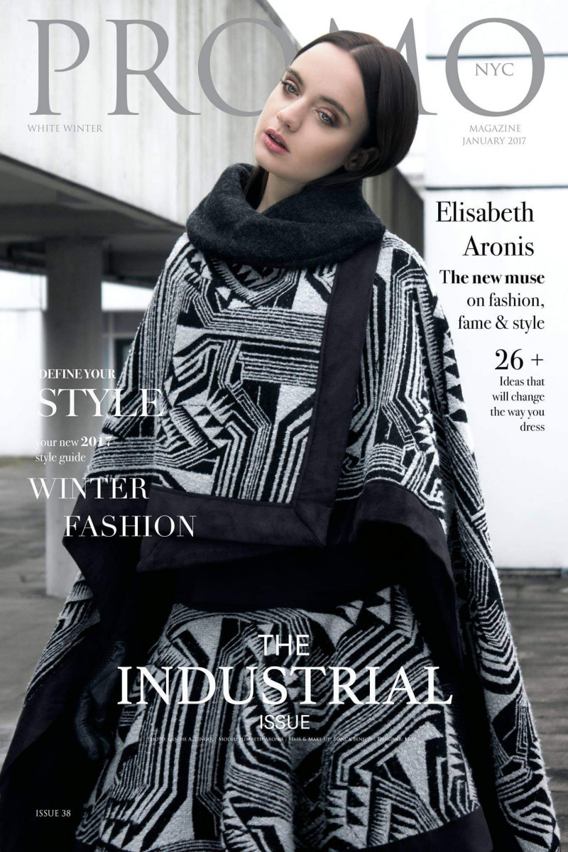 Elisabeth Aronis featured on the Promo Magazine cover from January 2017