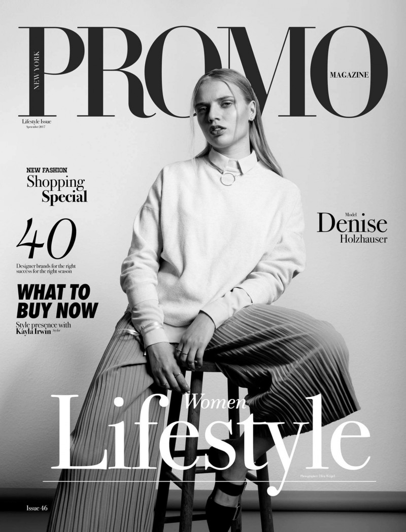 Denise Holzhauser featured on the Promo Magazine cover from September 2017