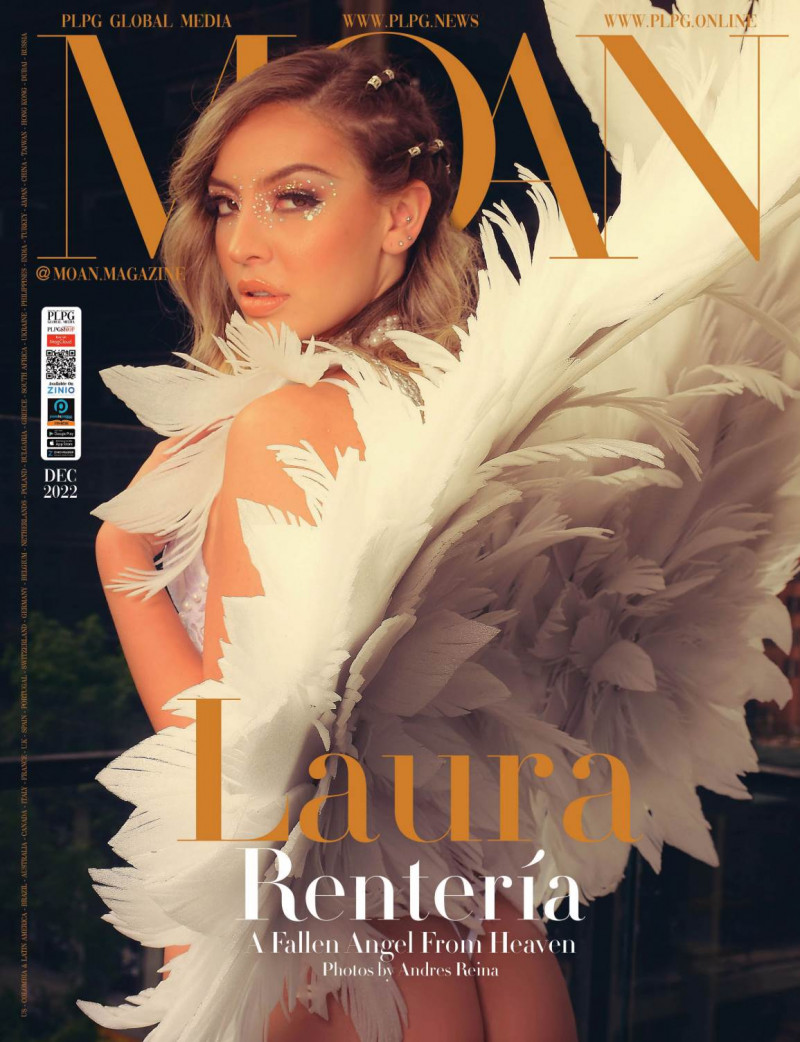 Laura Renteria featured on the Moan cover from December 2022