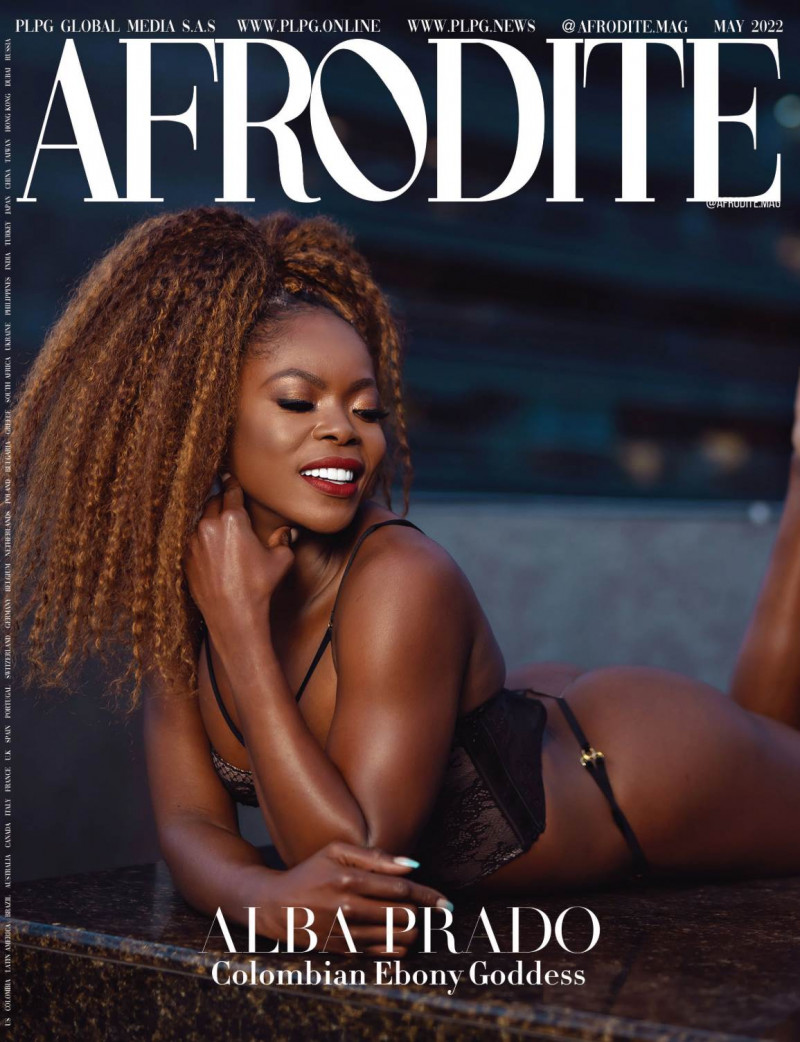 Alba Prado featured on the Afrodite cover from May 2022