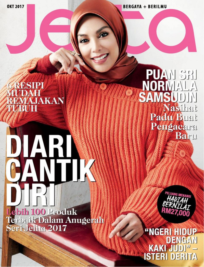  featured on the Jelita cover from October 2017