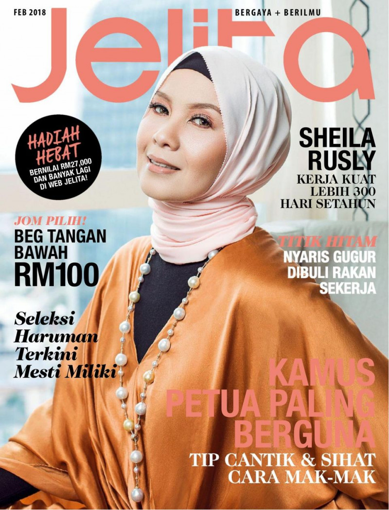  featured on the Jelita cover from February 2018