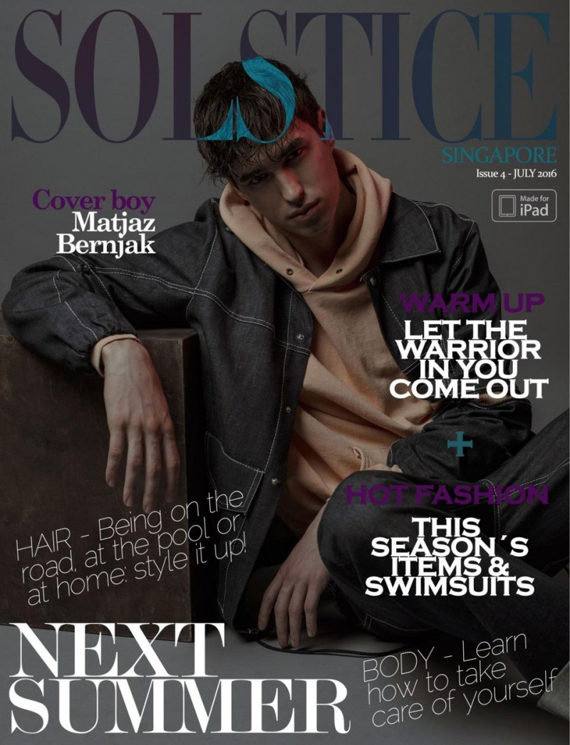 Matjaz Bernjak featured on the Solstice Singapore cover from July 2016