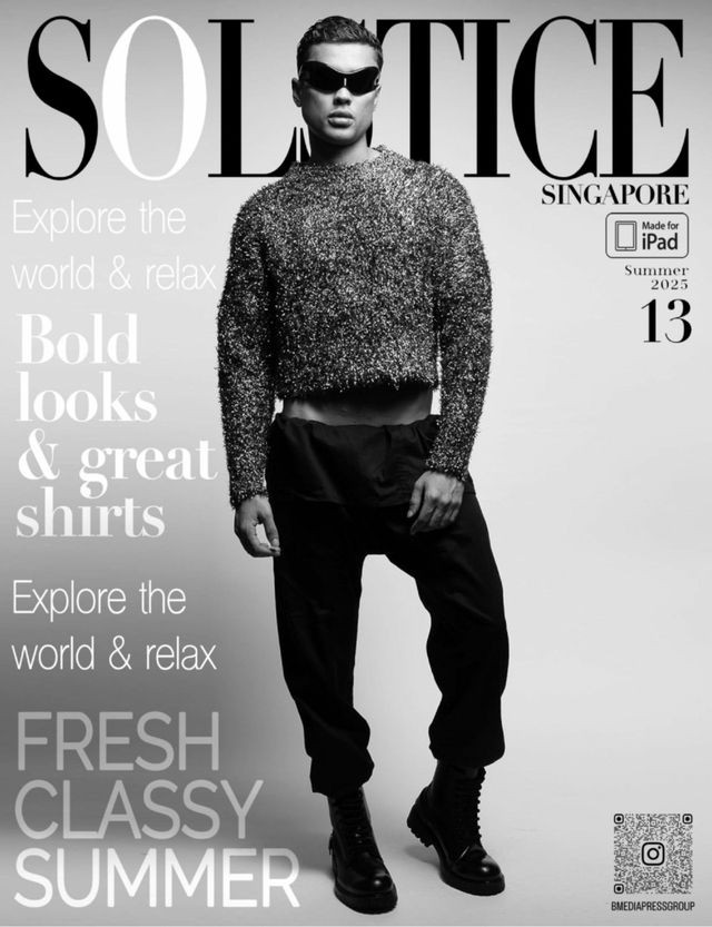  featured on the Solstice Singapore cover from June 2025