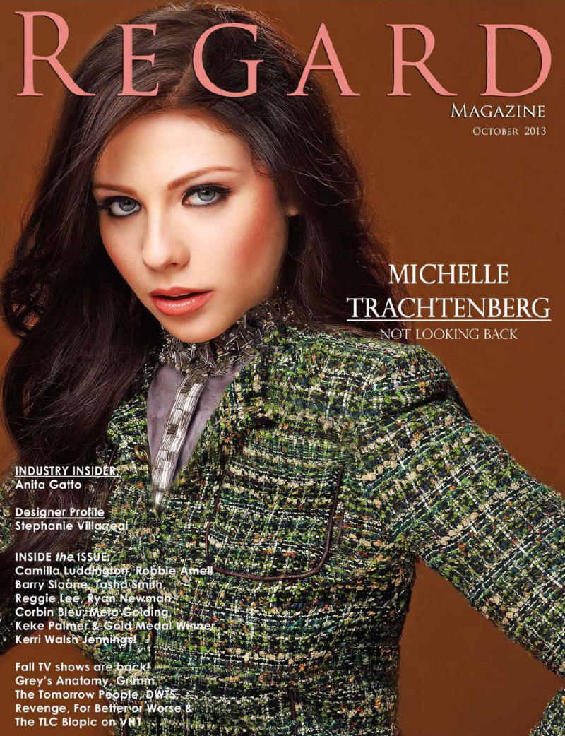 Michelle Trachtenberg featured on the Regard cover from October 2013