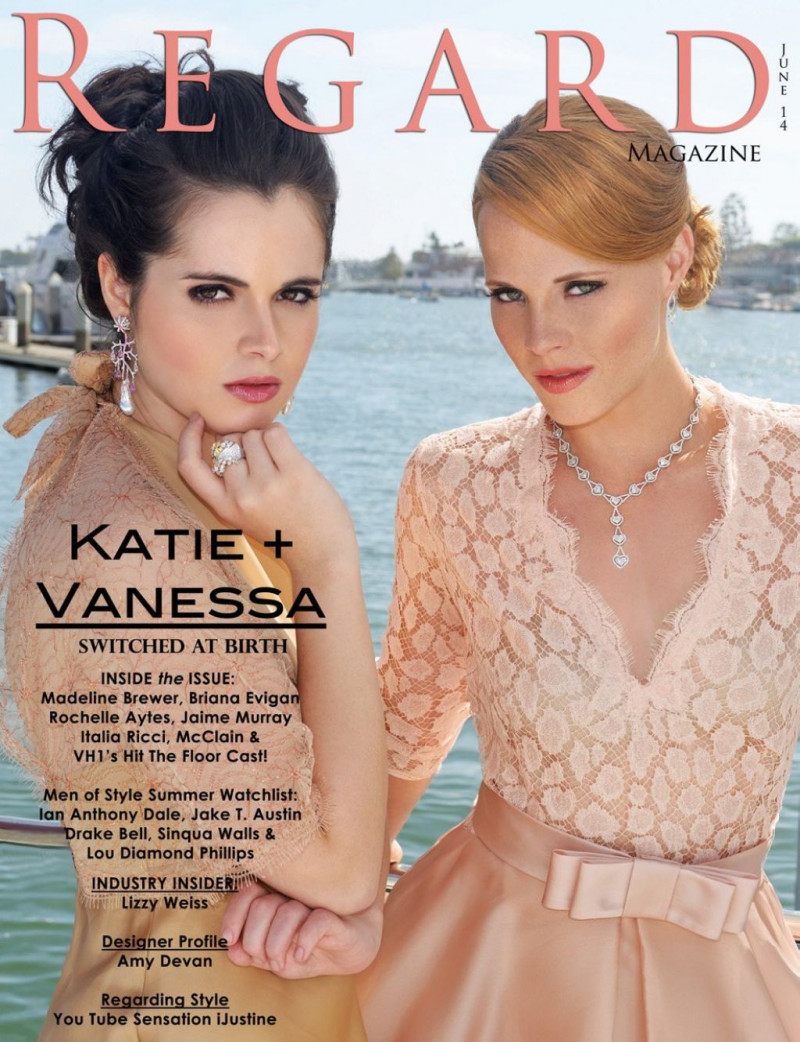 Katie LeClerc, Vanessa Marano featured on the Regard cover from June 2014