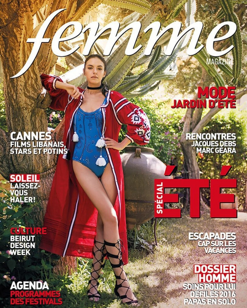 Irina Illichova featured on the Femme cover from February 2016