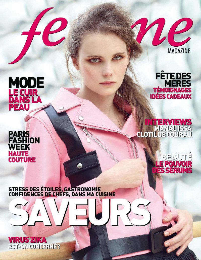 Anastasiia Hetman featured on the Femme cover from March 2016