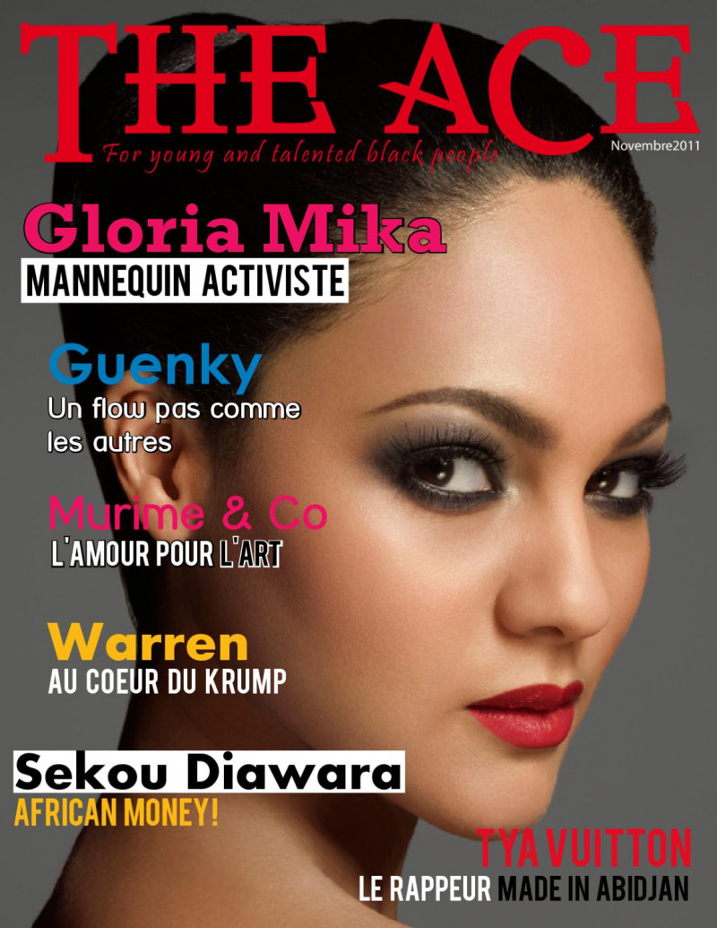 Gloria Mika featured on the The Ace cover from November 2011