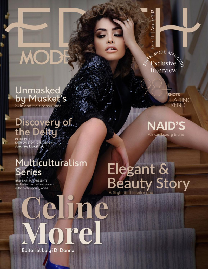 Celine Morel featured on the Edith cover from August 2021
