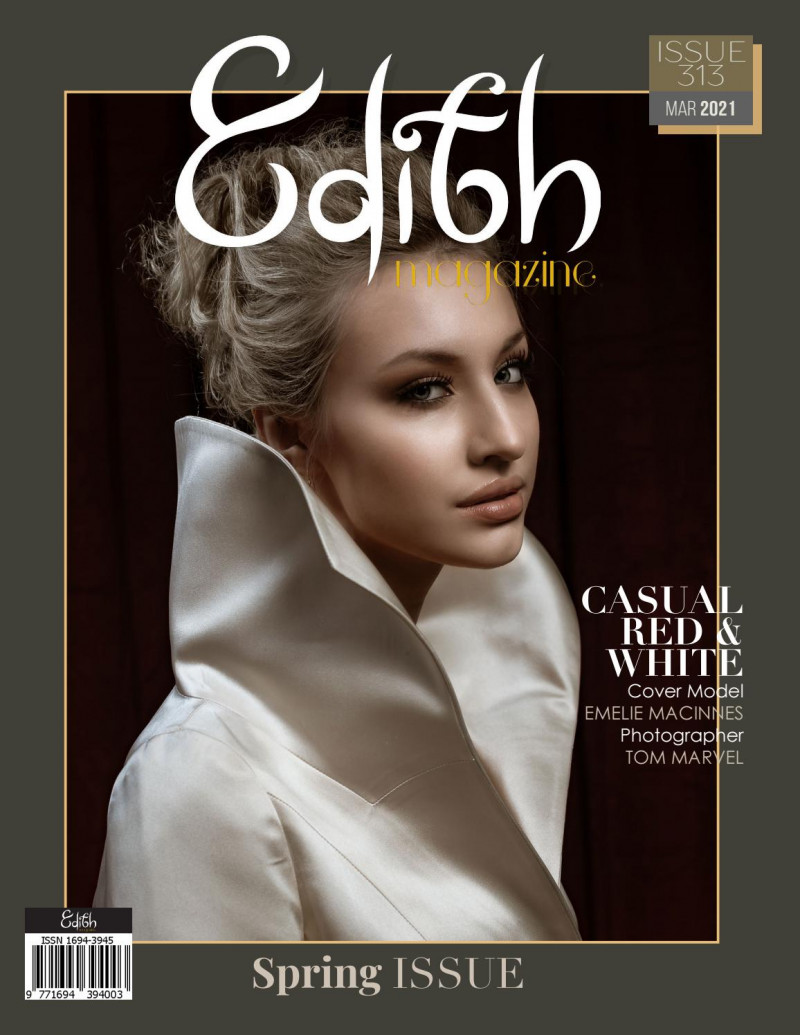 Emelie Macinnes featured on the Edith cover from March 2021