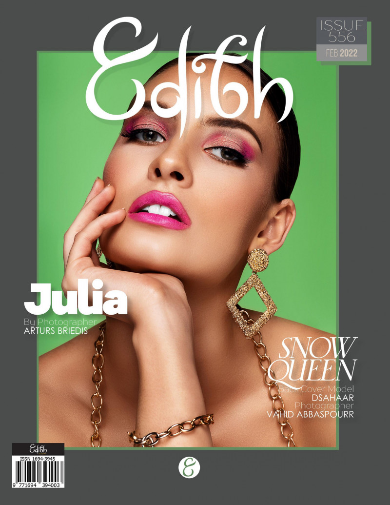 Julia Kellner featured on the Edith cover from February 2022