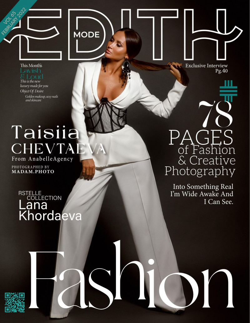 Taisiia Chevtaeva  featured on the Edith cover from February 2022