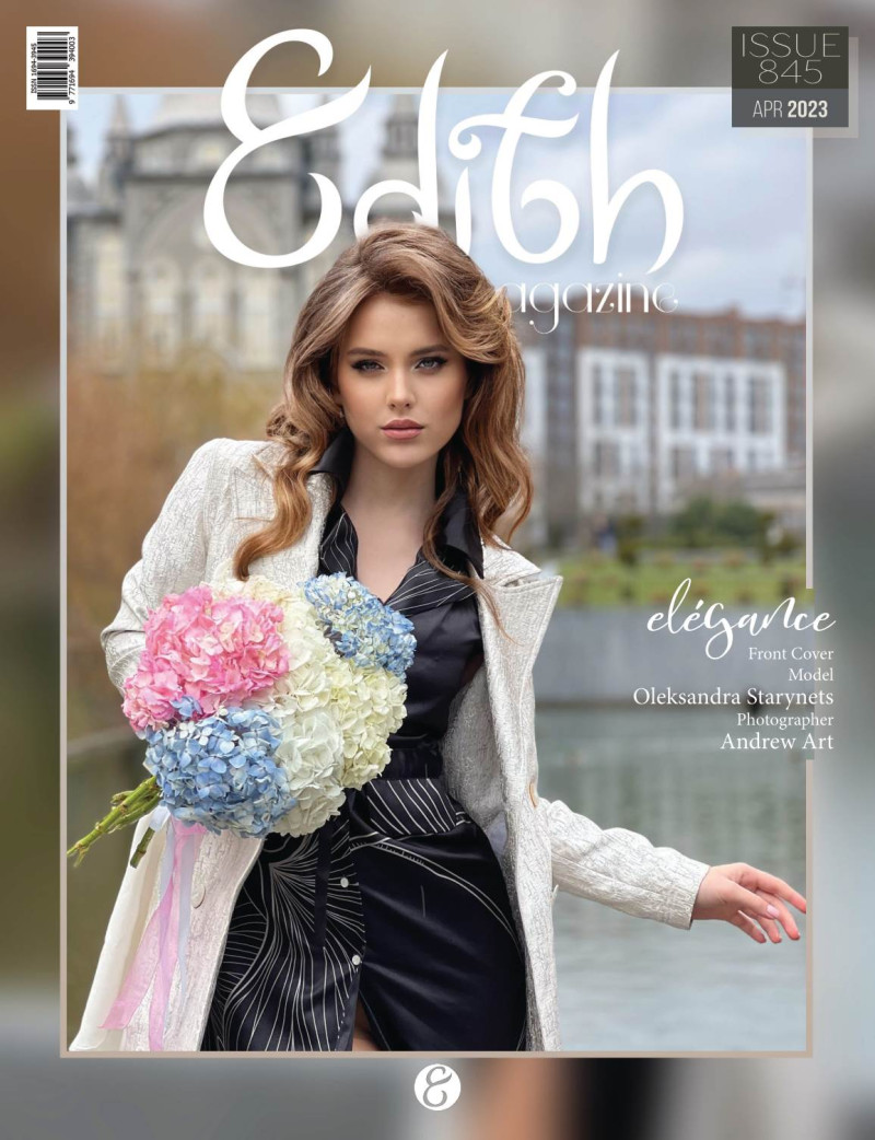 Oleksandra Starynets featured on the Edith cover from April 2023