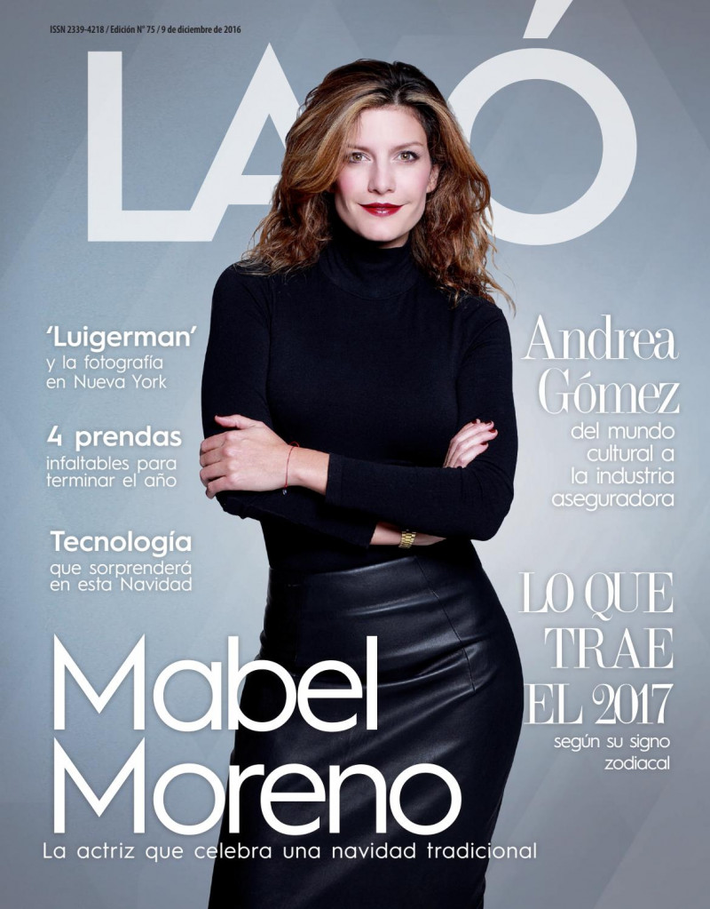 Mabel Moreno featured on the La O cover from December 2016