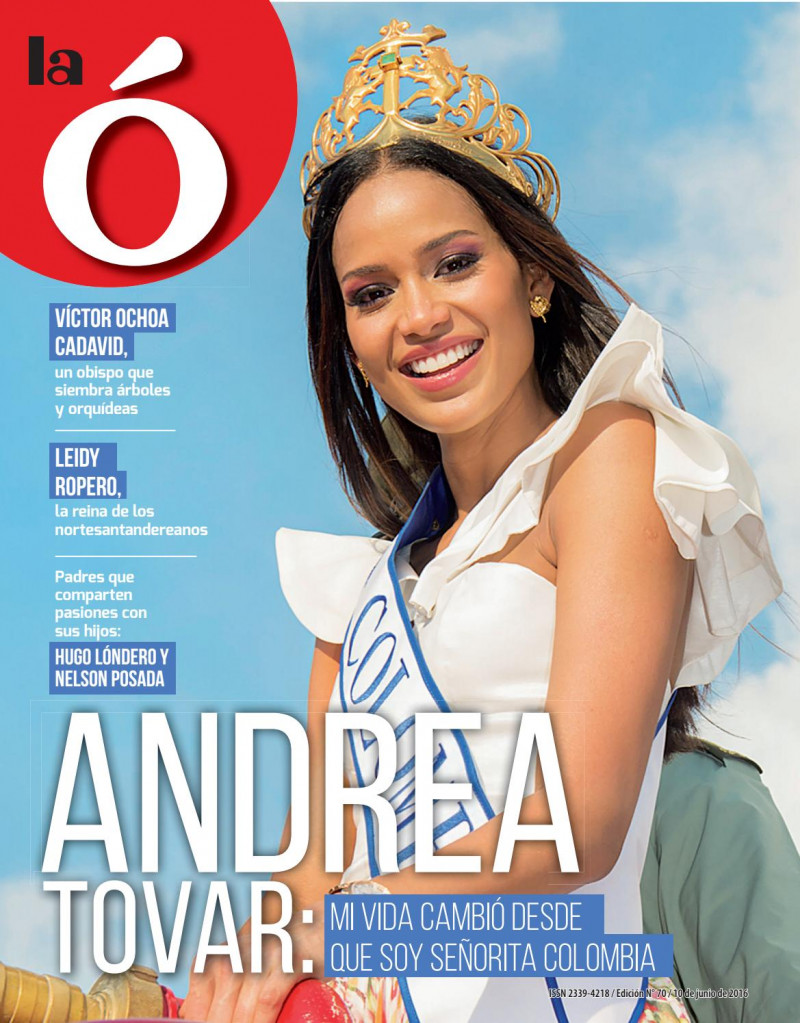 Andrea Tovar featured on the La O cover from June 2016