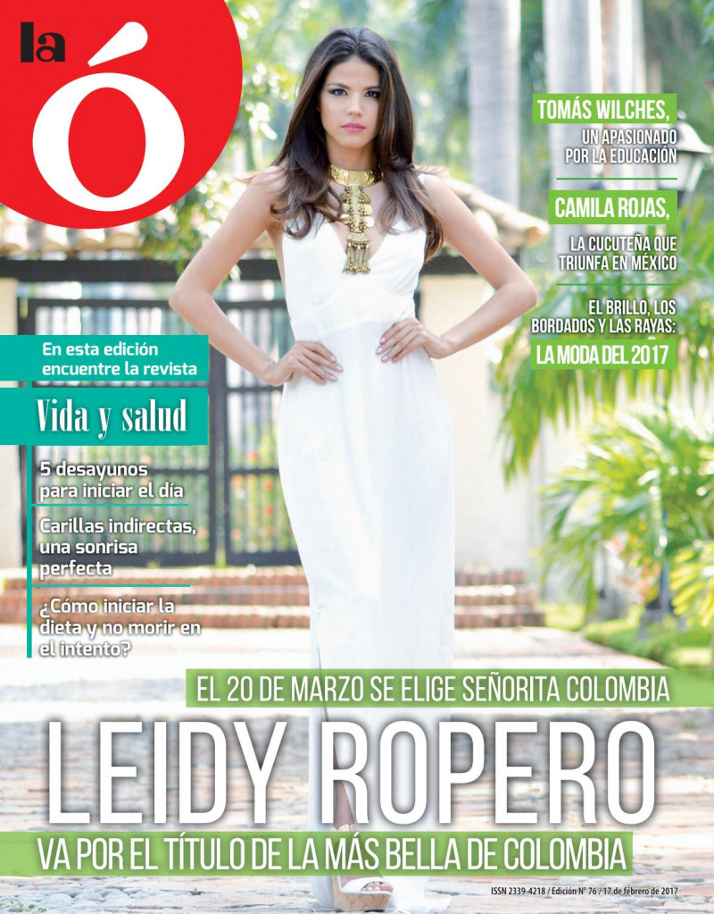 Leidy Ropero featured on the La O cover from February 2017