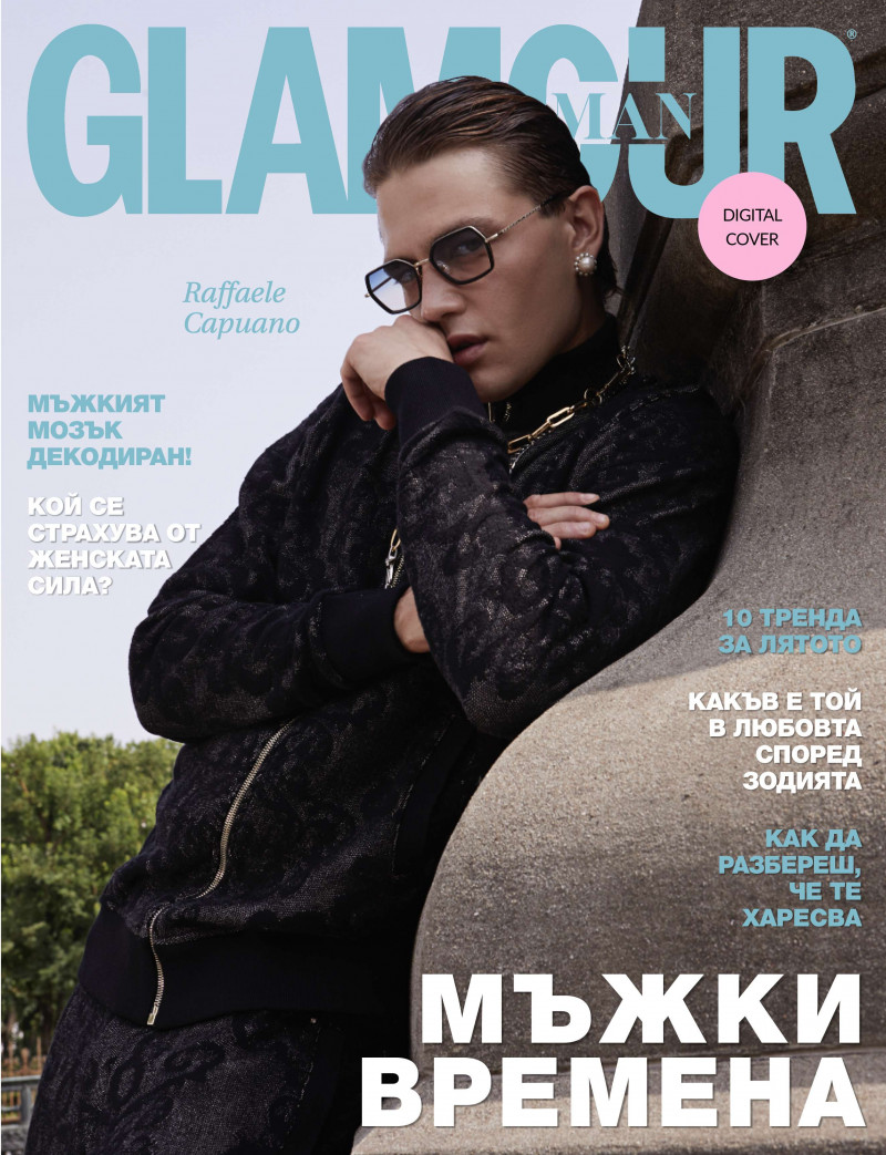 Raffaele Capuano featured on the Glamour Man Bulgaria cover from July 2021