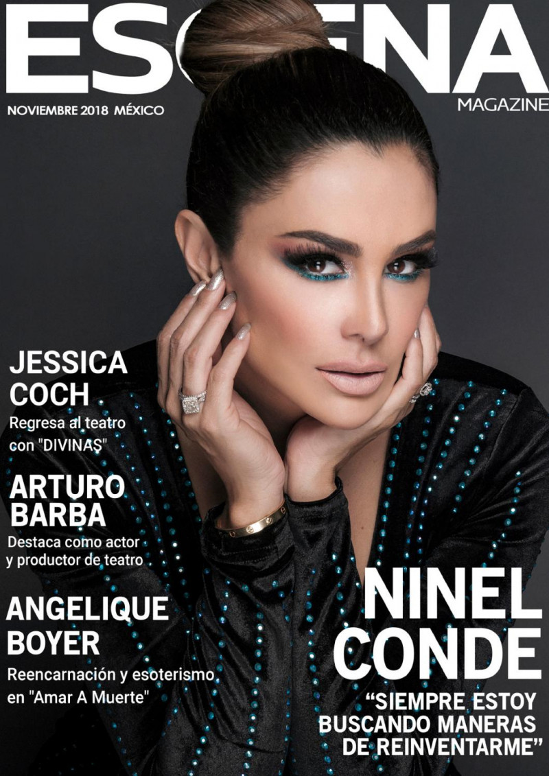 Ninel Conde featured on the Escena Magazine Mexico cover from November 2018