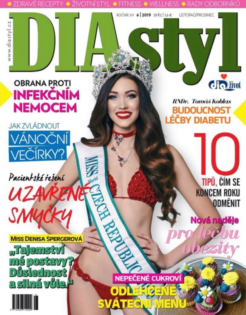 Denisa Spergerova featured on the DIAstyl cover from November 2019