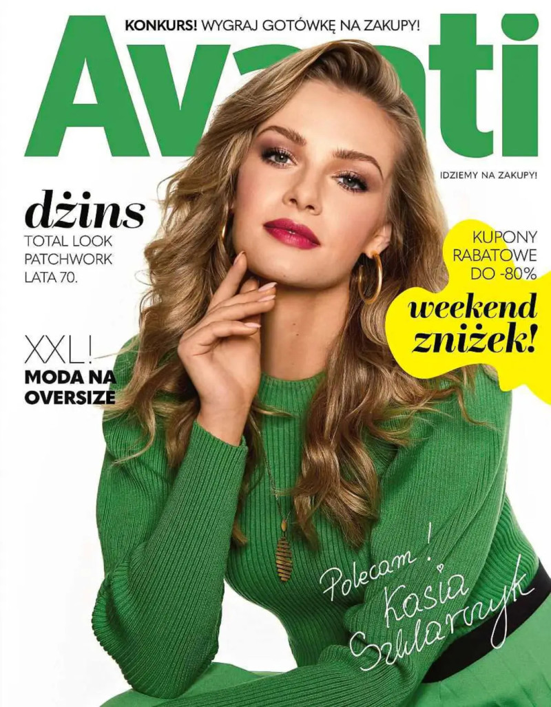 Kasia Szklarczyk featured on the Avanti Poland cover from March 2020