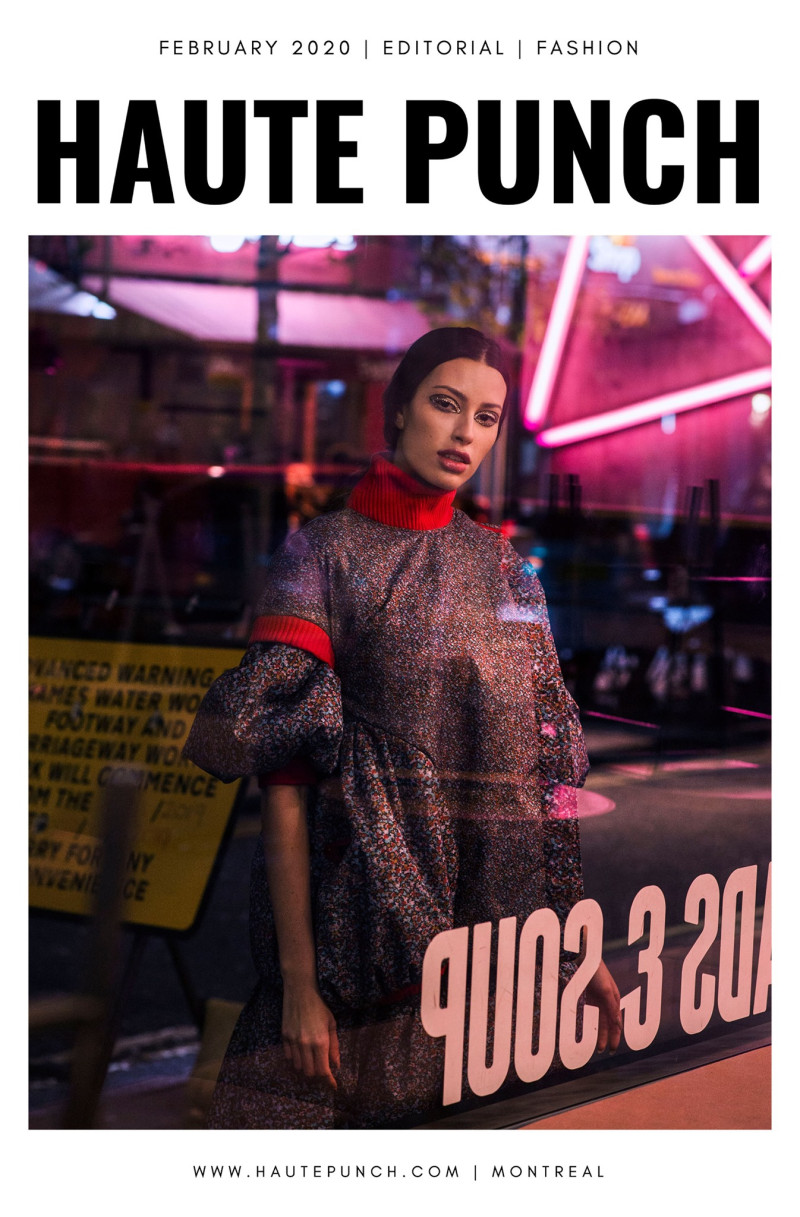 Paula featured on the Haute Punch screen from February 2020