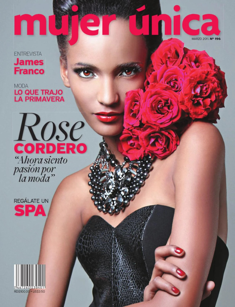 Rose Cordero featured on the Mujer Unica cover from March 2011