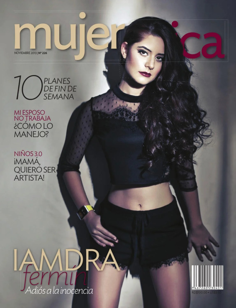 Iamdra Fermin featured on the Mujer Unica cover from November 2013