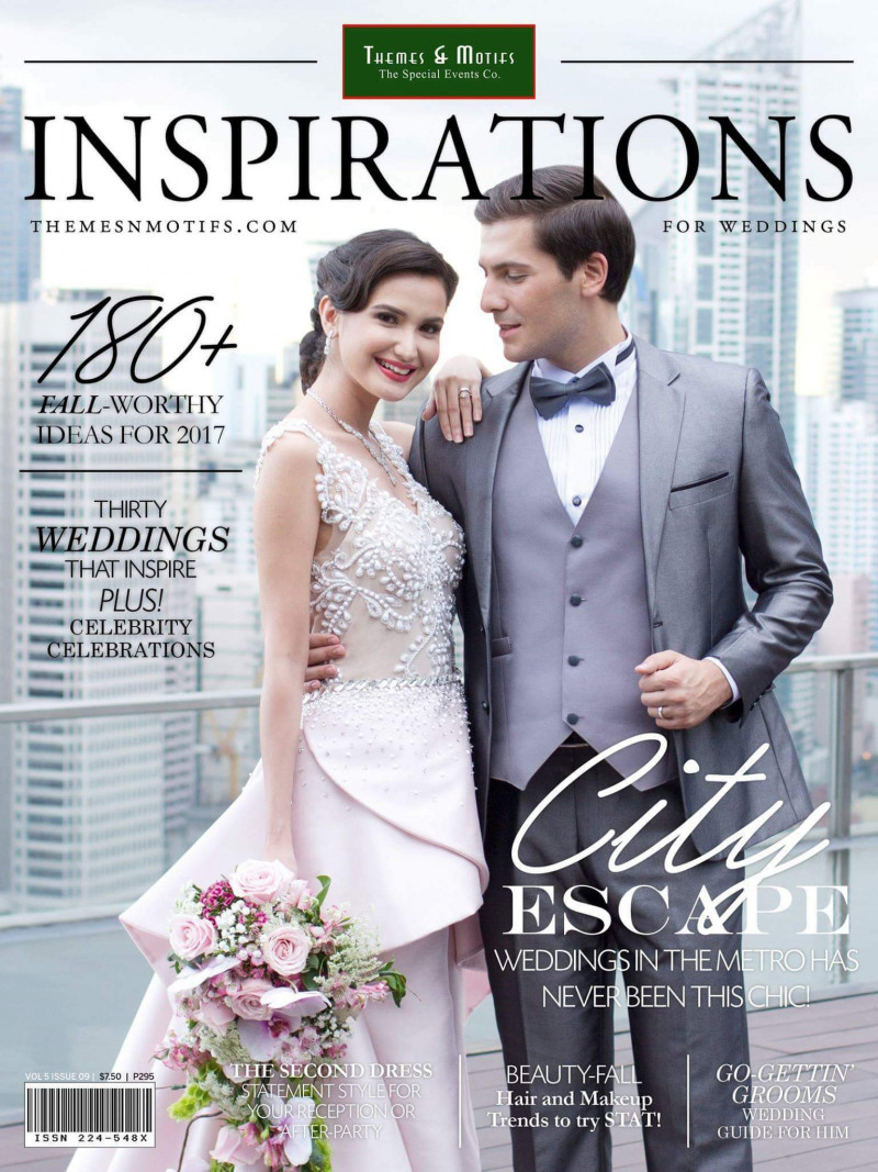 Jem Austria featured on the Inspirations for Weddings & Debuts cover from April 2017