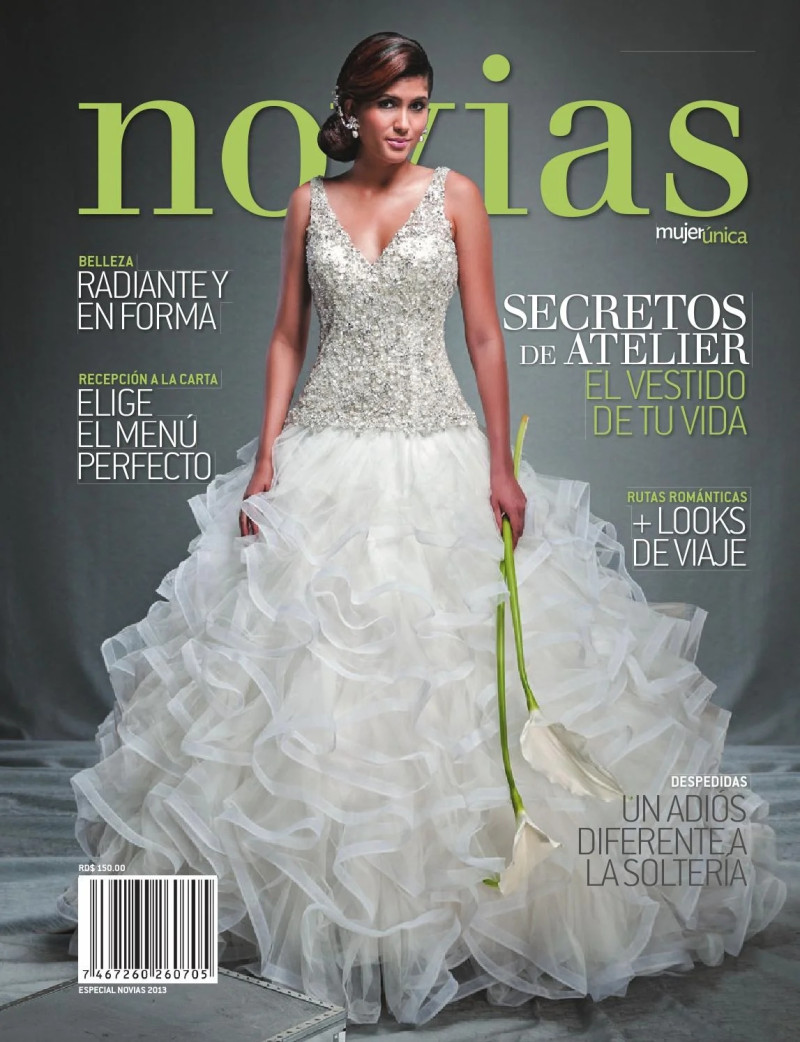 Rosanny Medina featured on the Novias Mujer Unica cover from March 2013