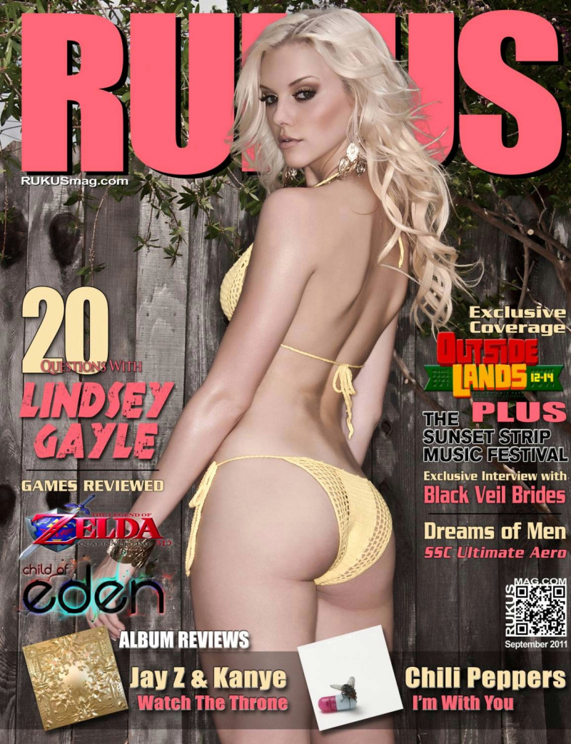 Lindsey Gayle featured on the Rukus cover from September 2011