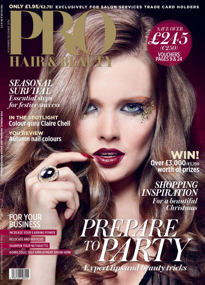  featured on the PRO Hair & Beauty cover from November 2014