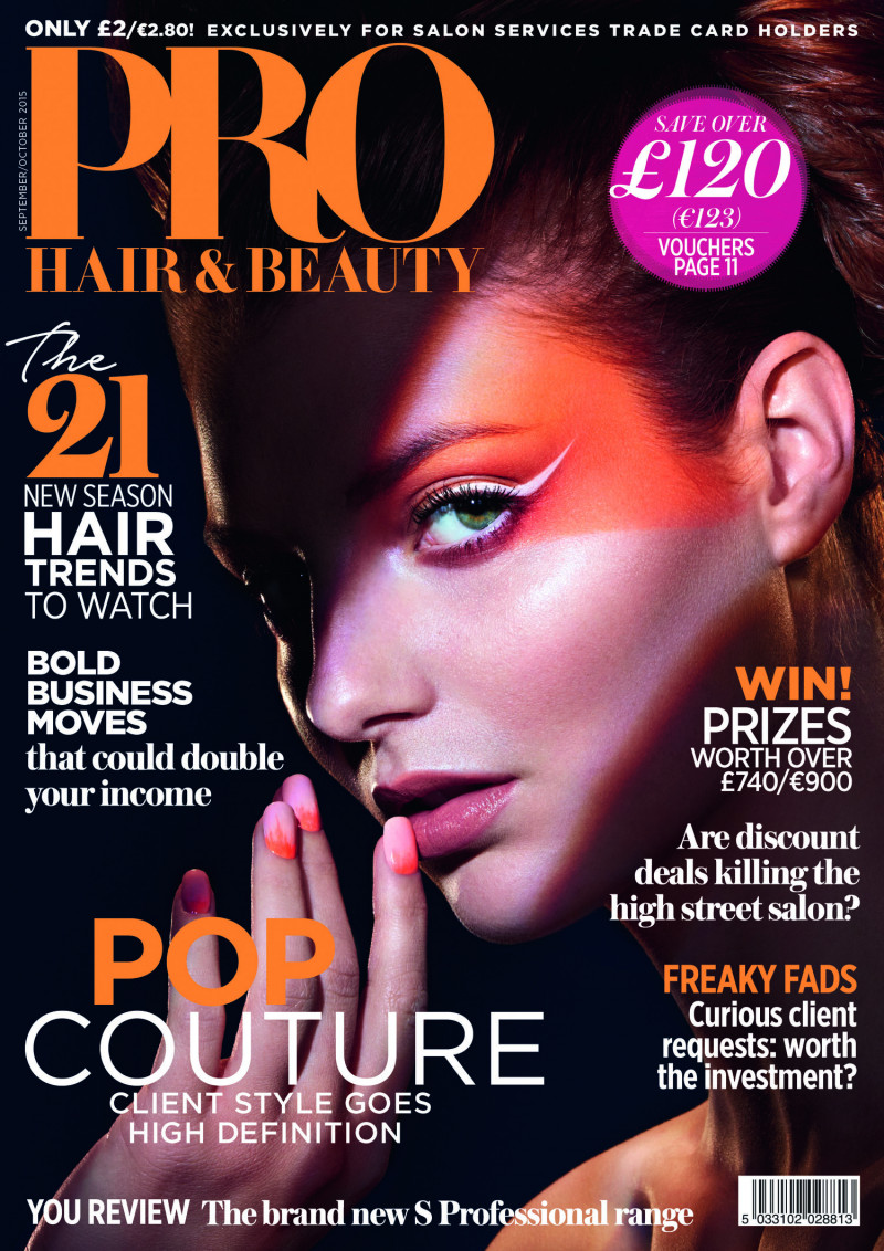  featured on the PRO Hair & Beauty cover from September 2015