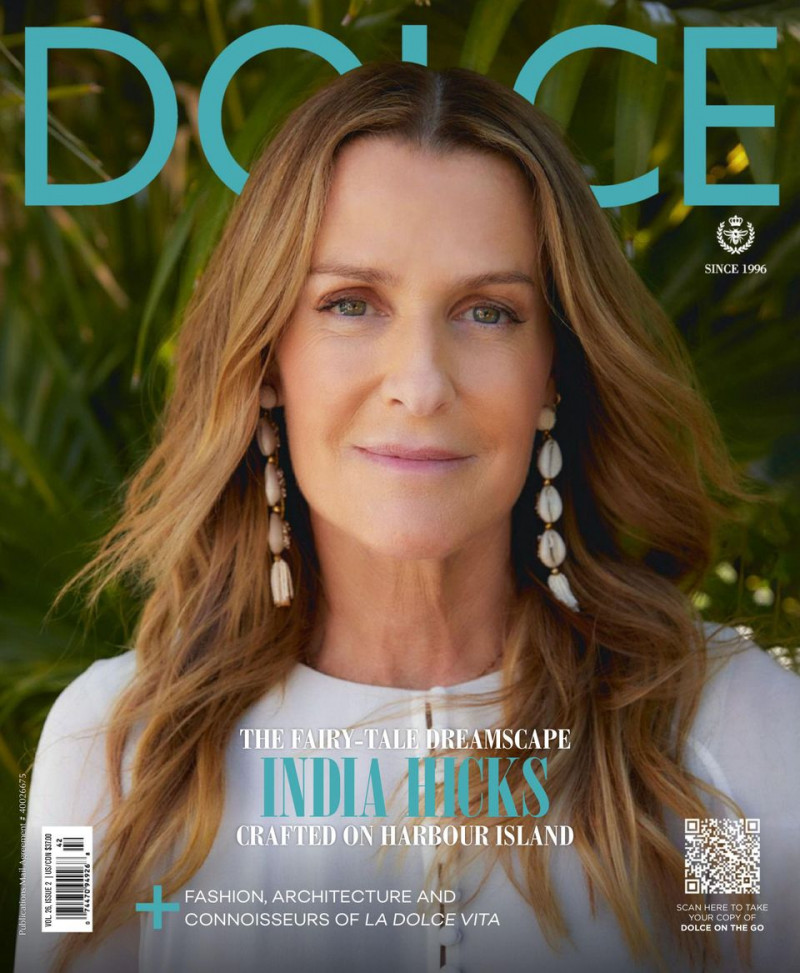 India Hicks featured on the Dolce cover from June 2022