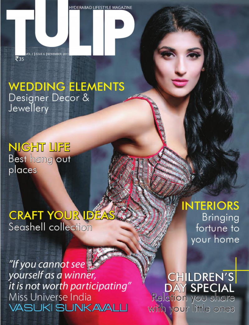 Vasuki Sunkavalli featured on the Tulip cover from November 2011