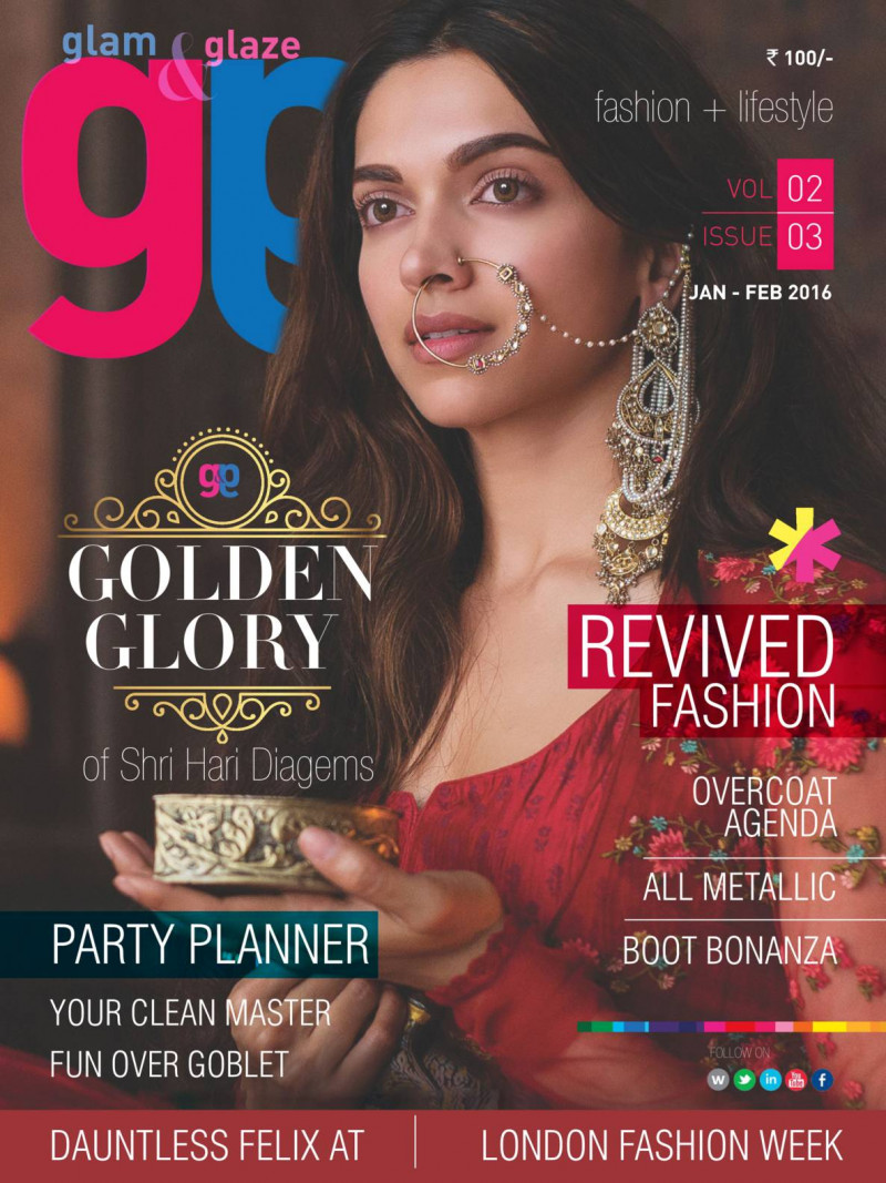  featured on the Glam & Glaze cover from January 2016